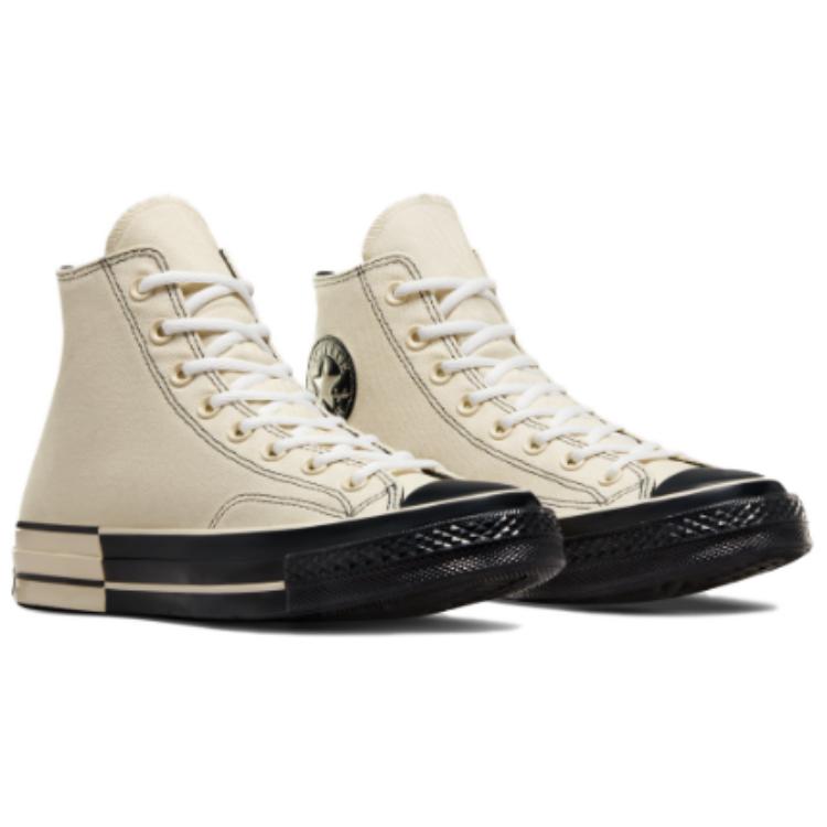 Converse Черные кроссовки унисекс Chuck 70 High Natural цвета слоновой кости кремовые A08188C