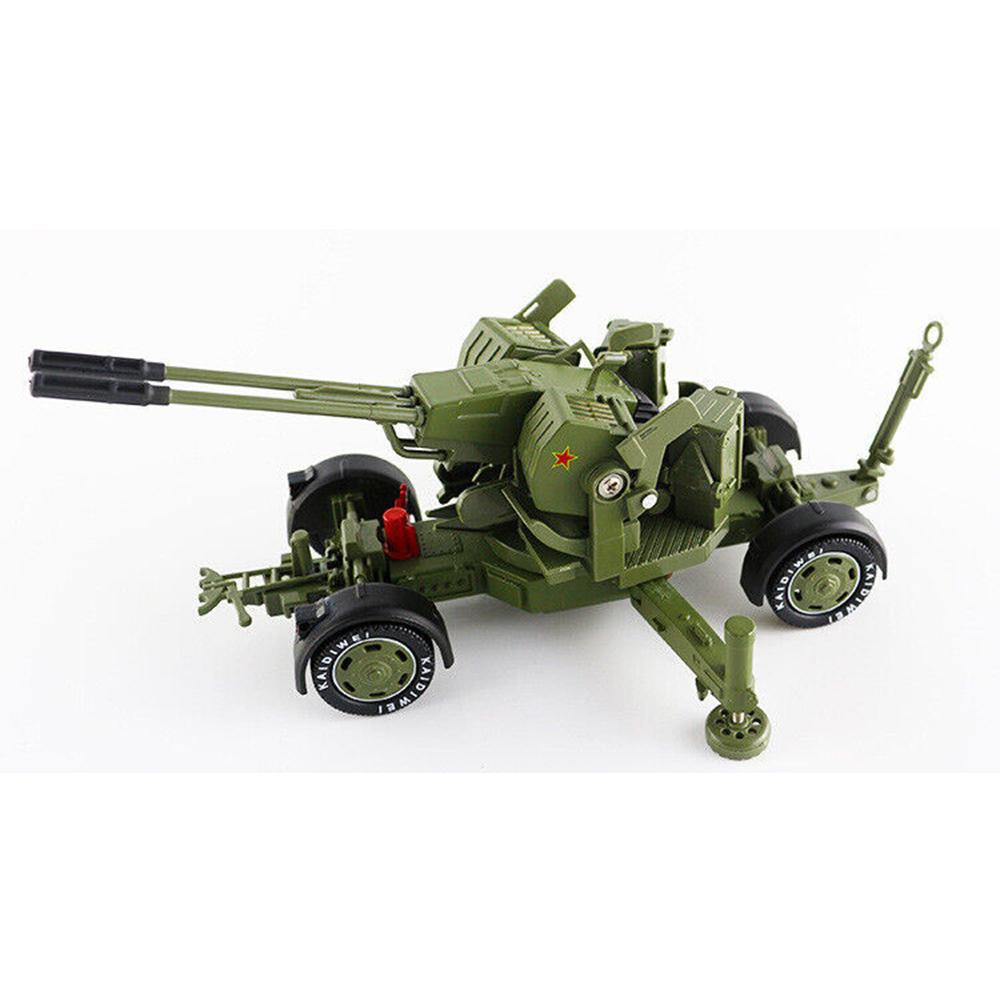 1/35 откатной автомобиль, противополетная пушка, зенитная пушка, двойной бегун, миномет, запуск ракеты, военная модель из сплава, детская игрушечная машина, литые под давлением металлические автомобили, игрушки
