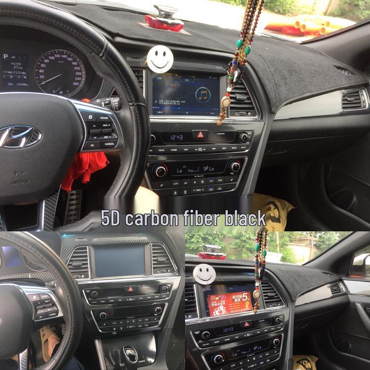 Carbon Fiber Gear Shift Decal for 2015-2017 Sonata (9th Gen) Interior