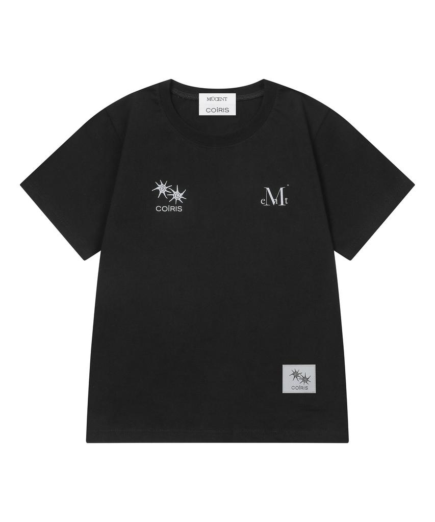 MUCENT X Koiris Signature Logo Mix Short Sleeve T-Shirt (2 Colors)