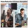 Звукопоглощающая пена 30x30 см 12-36 шт. Акустические пенопанели Звукоизоляция стен Студийная акустическая обработка Звукопоглощающий материал