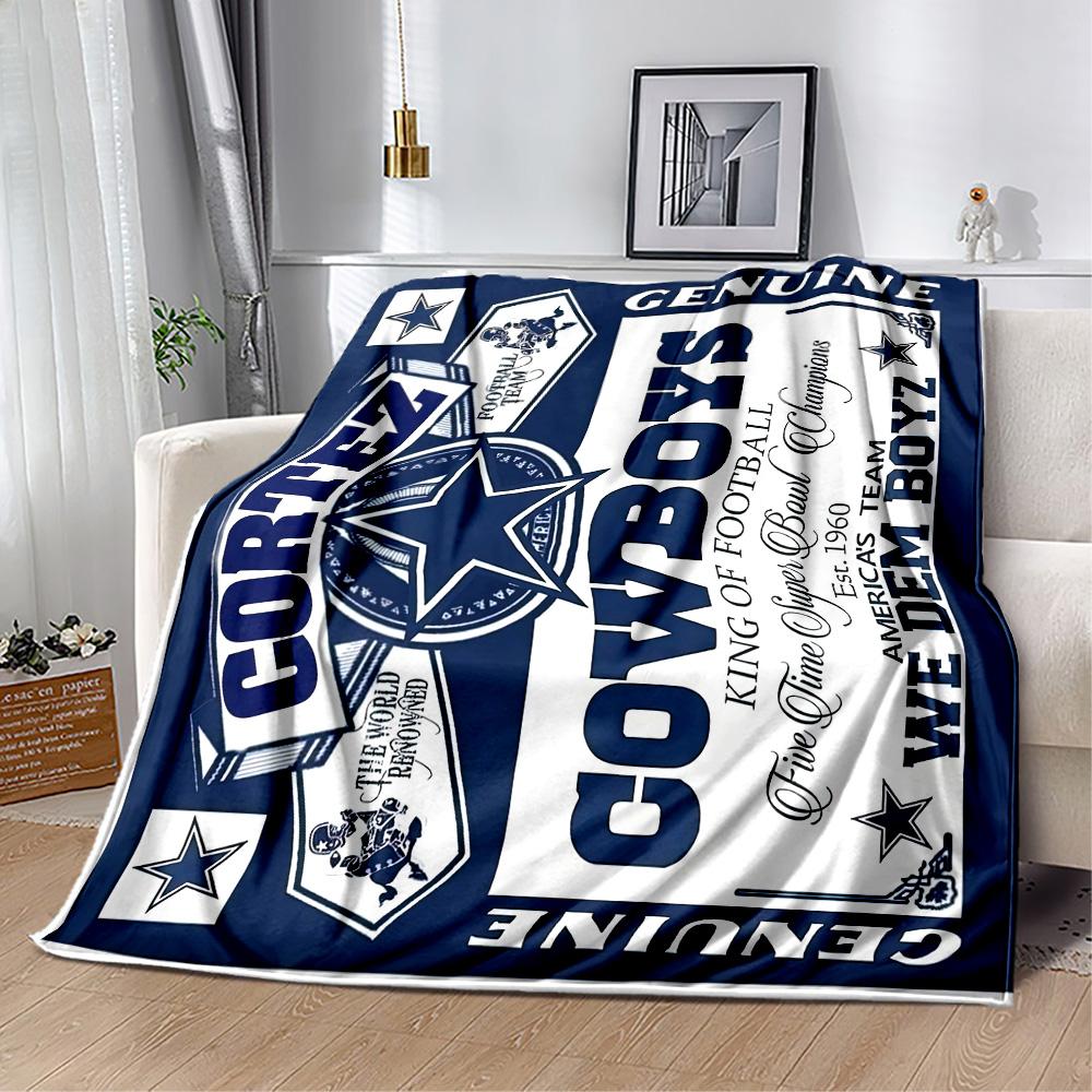Dallas Blanket Warmthful Decor Suitable for Office Couch Livingroom All-Season Use Digital Print Ideal Gift for Friends Family Couples Picnic