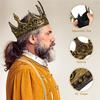 Свадебная Корона Декор Хэллоуин Антикварный Ретро Король Косплей Королевский Средневековый Для выпускного Вечеринки Декорации Винтажный Декор Корона из ПУ пены