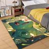 1PC P-Pokemon Bulbasaur Pattern Carpet for Living Room Bedroom Bedside Floor Mat Area Rug Home Large Area Decor Gift for Friends