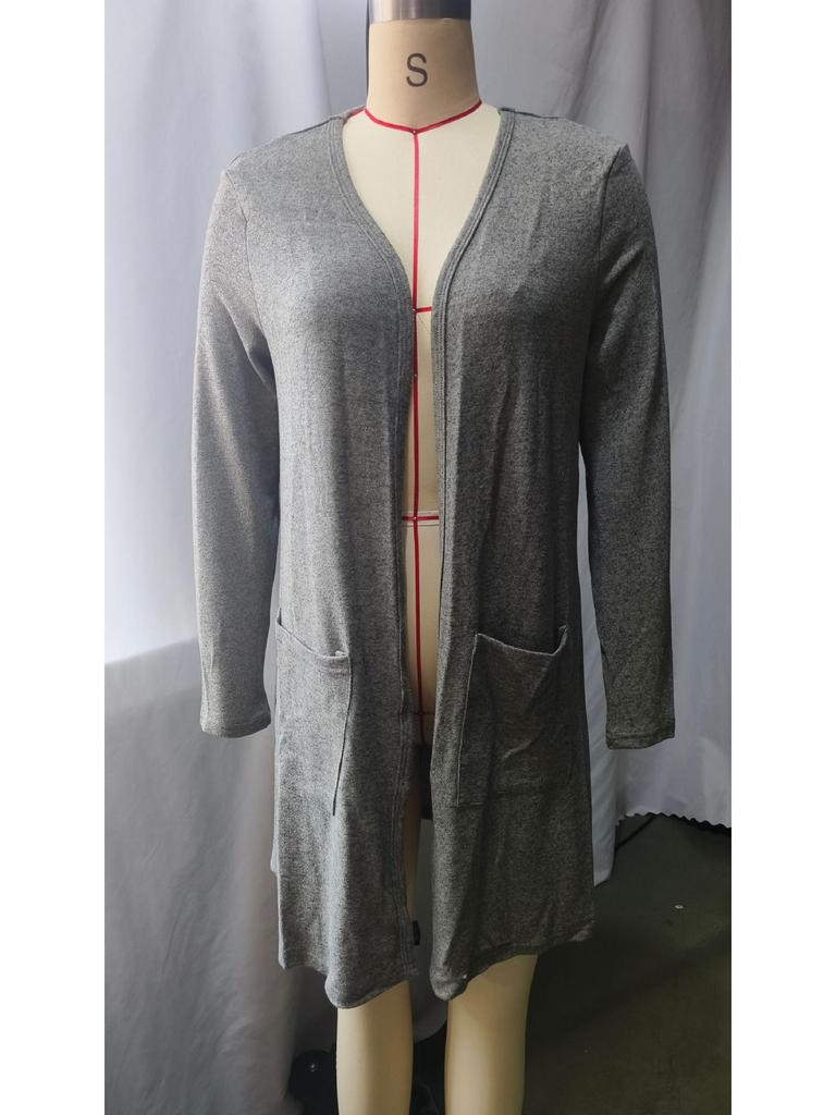 2025 European & American Women's Hot-Selling Fashion: Versatile Casual Knitted Cardigan