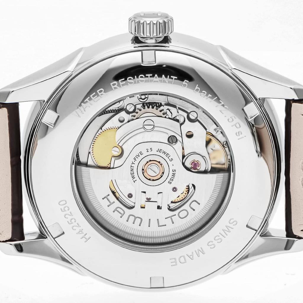 Watch Jazzmaster Day Date Auto Jazzmaster Silver Dial Stainless Steel Sapphire Crystal Automatic Winding 5 ATM Water Resistant 42MM Swiss Watch