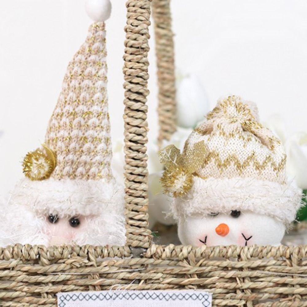 Christmas Atmosphere Old Snowman Dolls Christmas Decorative Christmas Dwarf Toys Hanging Pendant