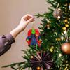 Whimsical Grinch Acrylic Christmas Tree Ornament Adorable Cartoon Car Decor Piece