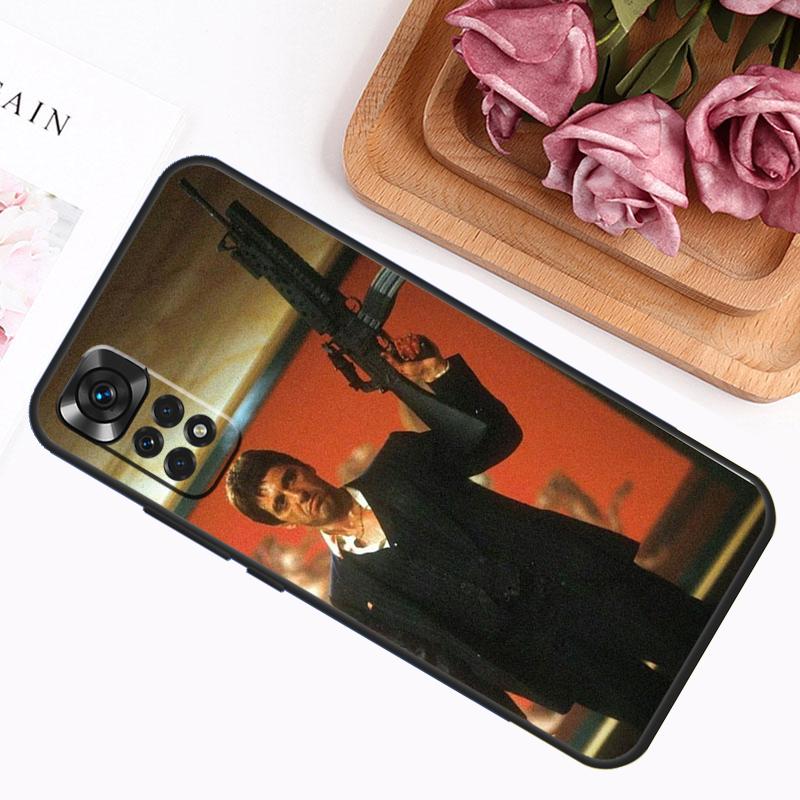 Чехол Scarface Tony Montana для Xiaomi Redmi Note 13 Pro 14 12 11 9 10 9S 10S 11S 12S Redmi 12C 13C 14C 10C