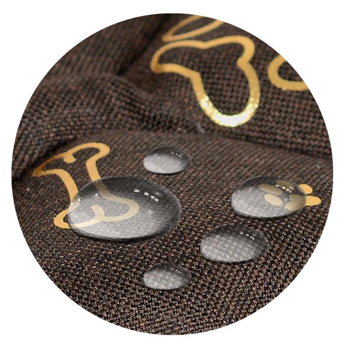 Водонепроницаемая лежанка для собаки с рисунком GOLD BONES, S M L XL