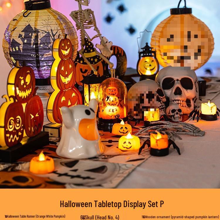 Светящийся тыквенный фонарь на Хэллоуин Набор для украшения вечеринки
