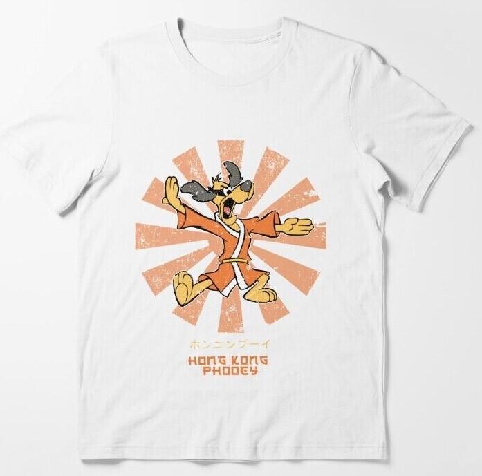 HONG KONG PHOOEY T Shirt For joke Mens Birthday Novelty Funny horror film movie