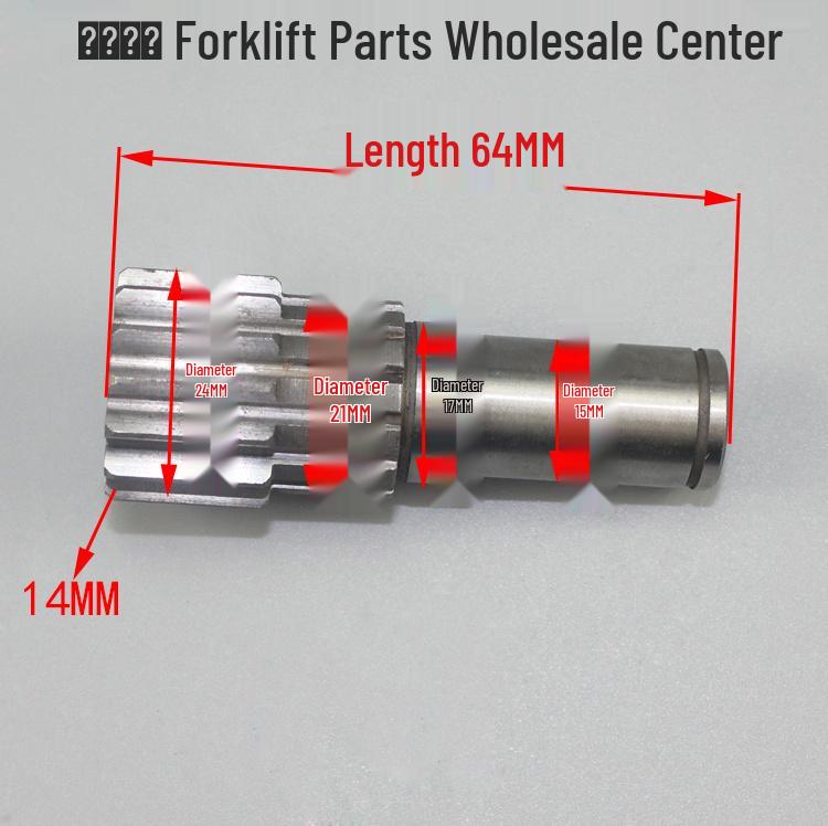 Jia Li Xiao Forklift Drive Wheel Motor Sprocket Gear Set for Liu, Heli, Nuo Li Forklifts