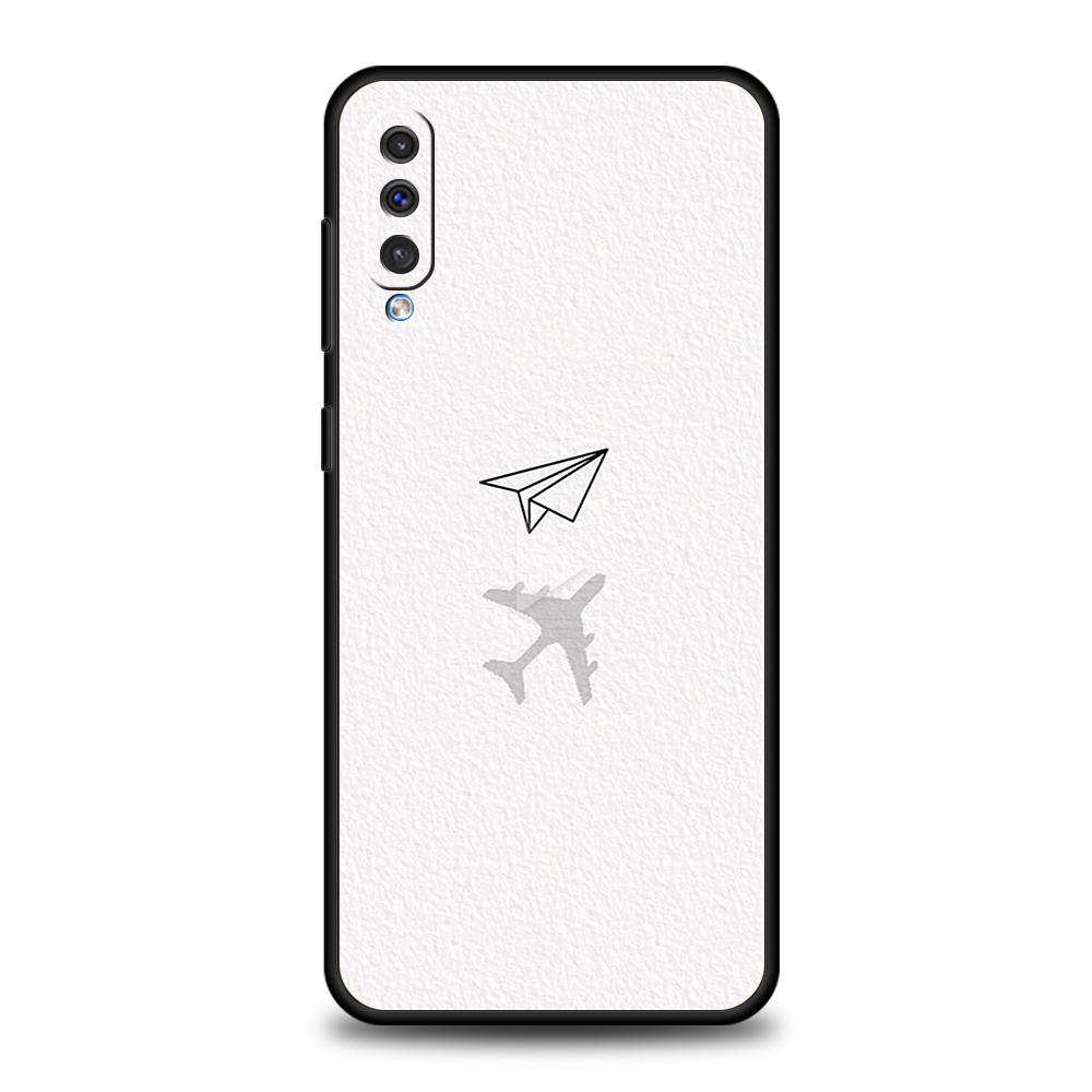 Чехол для телефона Samsung A56 A36 A26 A24 A16 A14 A12 A32 A50 A70 A22 A30 A40 A34 A54 A42 A52 A04s A06 5G с изображением самолета