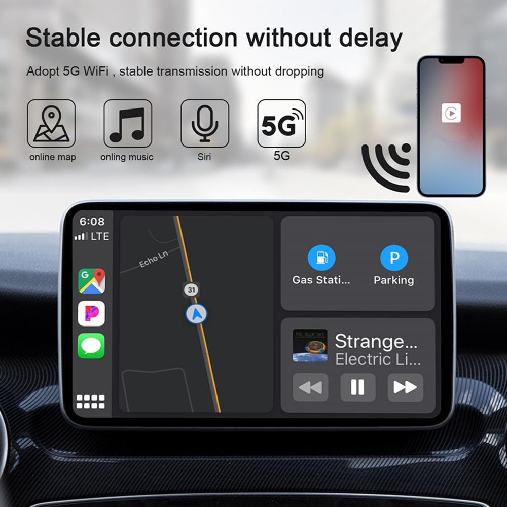 Беспроводной USB-адаптер CarPlay для Apple iOS Автомобильный навигационный плеер