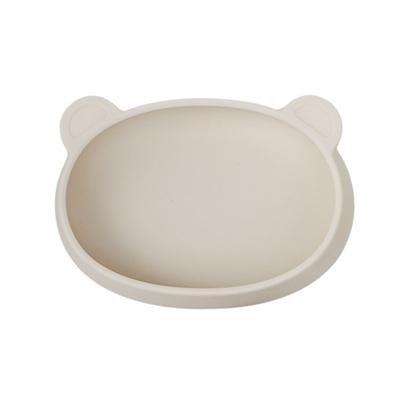Силиконовая тарелка для закусок Blue Mama Modo Kids, кремовая, 1 шт., популярные корейские товары для родителей