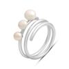 Silver Ring with Natural Pearl, Item Weight 4.13 Gr (2185055)
