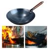 Wok Pan Boiling Pots Wood Handle Cookware Sautee Universal Pans Nonstick Wok