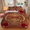 3pcs Ornate Mask Duvet Cover Set -Includes 1 Duvet Cover and 2 Pillowcases, No Quilt Core, All-Season Home Decor  yy251111145