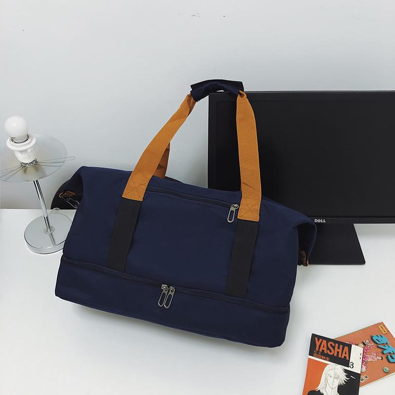 Дорожная сумка большой вместимости с отделением для сухого/мокрого белья и отделением для обуви - Oxford Canvas, портативная сумка для фитнеса