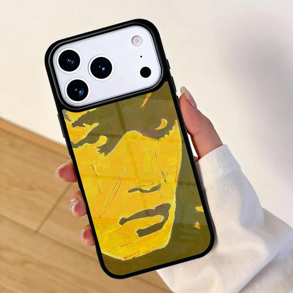 Виктор Цой МЯГКИЙ чехол для телефона для Apple iPhone 17 air 16 Pro Max 15 Pro Max 14 13 12 11 Mini Задняя крышка