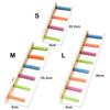 Wear-resistant Bird Cloud Ladder 4/6/8 Step Parrot Grinding Claws Stick  Hamster