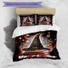 3PC Custom Name Magic Hat Bedding Set Duvet Cover Closure Includes 1 Duvet Cover & 2 Pillowcases for Bedroom