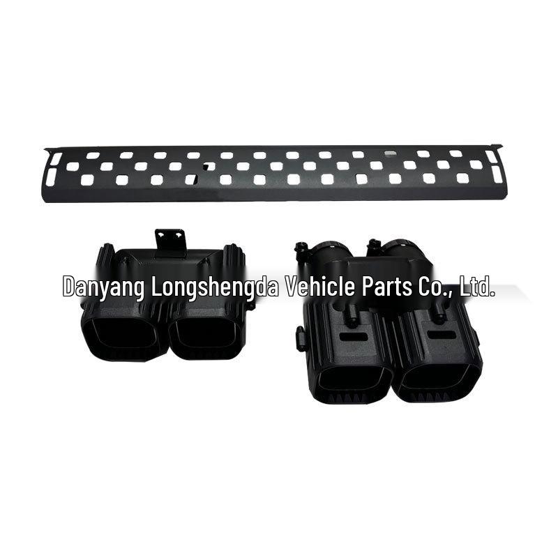 Suitable for Guardian Diesel Edition, Square Four-Outlet Tailpipe (90/110/130 First & Second Gen Exhaust)