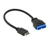Кабель-удлинитель разъема материнской платы Замена USB 3.1 Header передней панели на USB 3.0 20-контактный кабель-удлинитель для материнских плат ASUS