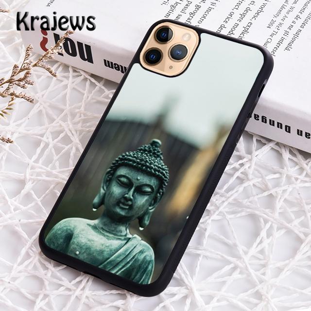 Krajews Gautama Buddha Soft Phone Case Cover For iPhone 17 Air 16 15 14 plus 11 12 13 pro max coque Shell Fundas