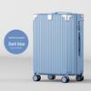 2024 New Multifunctional Luggage: 20-Inch Travel Suitcase & 24-Inch Trolley Case with Lock, Leather Finish, Unisex Design