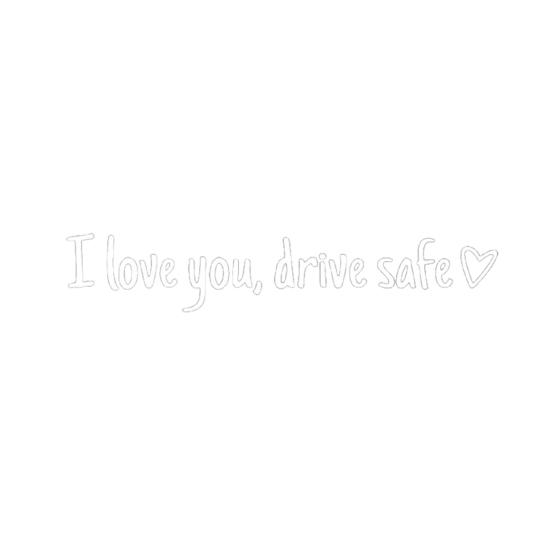Наклейки I Love You Drive Safe на зеркало заднего вида виниловая наклейка для женщин водонепроницаемая декоративная наклейка на автомобиль аксессуары для автомобиля