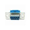 Женский разъем IDC (синий) (DB9)