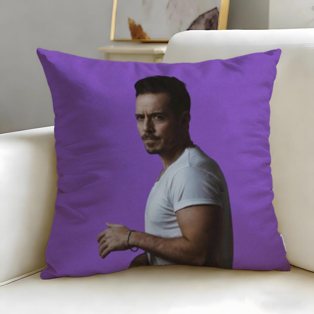 popular singer Jose Madero Vizcaino Cushion Cover Soft EasyWash Pillow Case Versatile for Couch Bed Travel and Office
