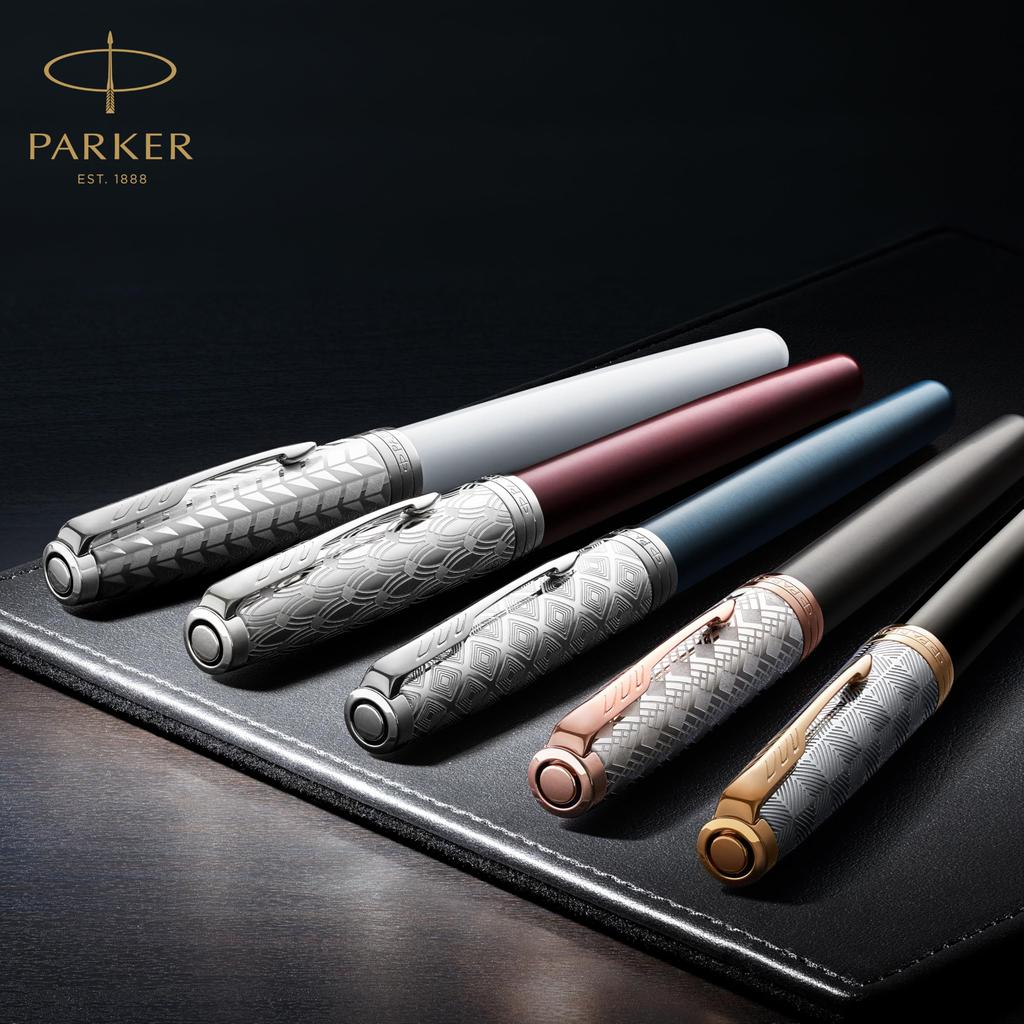 Parker Sonnet Premium Металл Красный CT Перьевая Ручка Fine 18K Золото Подарок Официальный Номер Продукта 2119650 & Ручка, Перо, Перо, В Коробке, Импортный,