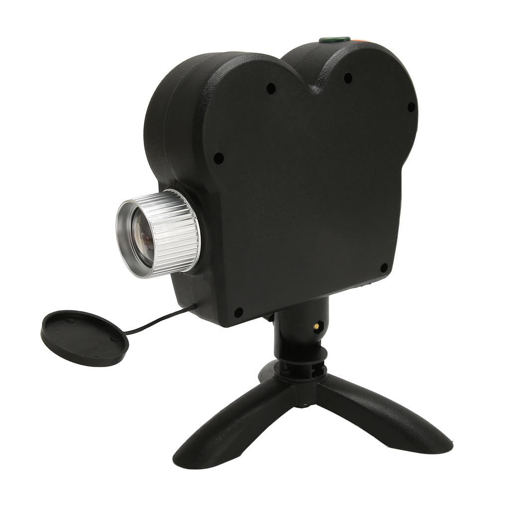 Проектор на Хэллоуин с регулируемой подставкой для занавесок, страшный узор, проекционная лампа на окно для Хэллоуина