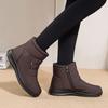 New 2024 Thick Plush Winter Boots Women's Non-slip Waterproof Snow Boots Women's Flat Heel Warm Cotton Shoes
