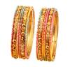 Коллекция браслетов Touchstone Colorful Bangle, индийский Болливуд, одинарная тонкая желтая отделка стразами, простой золотой дизайнерский браслет, набор из 12 браслетов