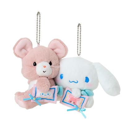 Коллекция плюшевых игрушек Sanrio Yoshitoku Retro, набор держателей для талисманов Cinnamoroll 899844