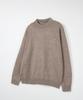 NODU Mock Neck Half Turtleneck Knit [Beige]