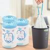 Cartoon Blue Heart Rabbit Disposable Garbage Bag Household Drawstring Garbage Bag Kitchen Automatic Mouth Pocket Plastic Bag