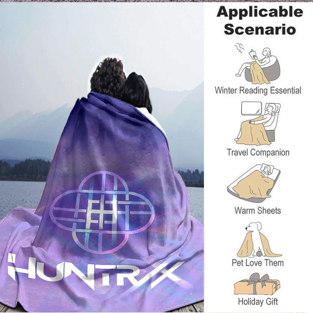 1 шт. Фланелевое одеяло Huntrix [Уютное покрывало] Для дивана, кровати, путешествий, кемпинга, гостиной, офиса, дивана, кресла и кровати