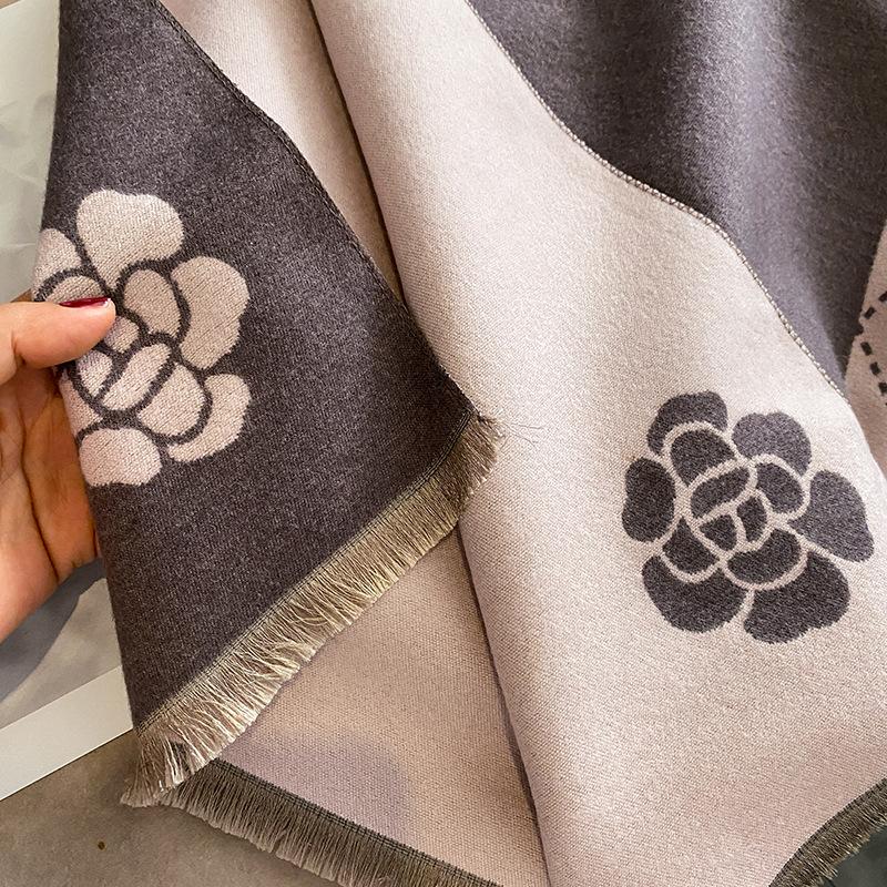 Artificial Cashmere Scarf Women's Winter Warm Shawl