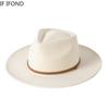 Зимние роскошные белые шерстяные шляпы-федоры для женщин, модные формальные свадебные украшения, мужские церковные кепки, панамские фетровые джазовые шляпы