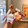 Cartoon Small Animal Keychain - Cute Doll Pendant for Bags & Claw Machines