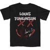 Фирменная футболка The Greatest Louis Tomlinson Классическая черная Унисекс S-5XL VE517 Унисекс Футболка