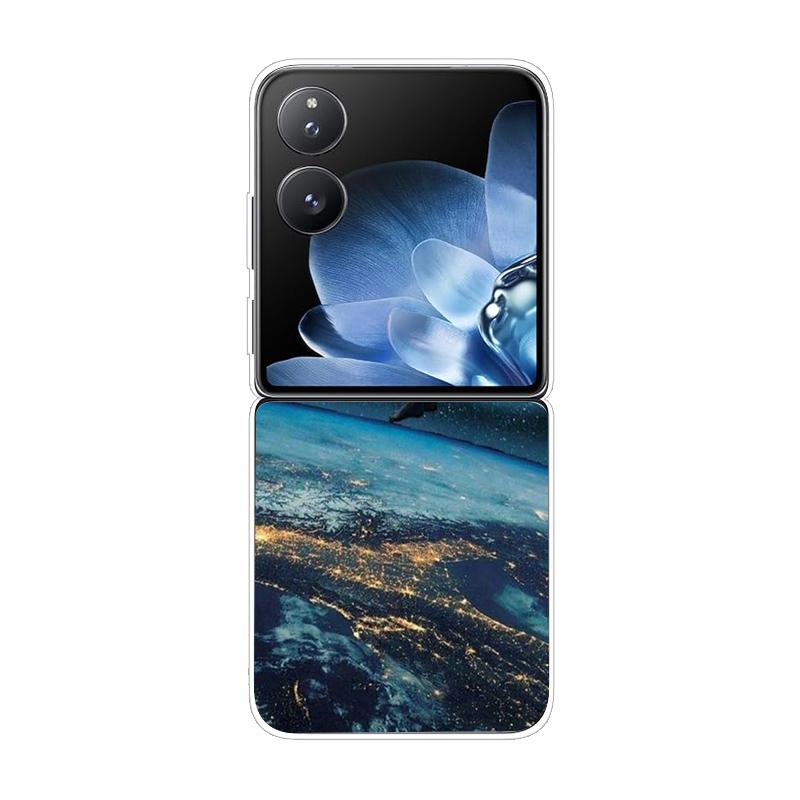 Твердая ПК-накладка для Xiaomi Mix Flip Противоударный чехол для телефона для Mi Mix Flip 5G Ультратонкая задняя прозрачная накладка MixFlip Чехол Coque Funda