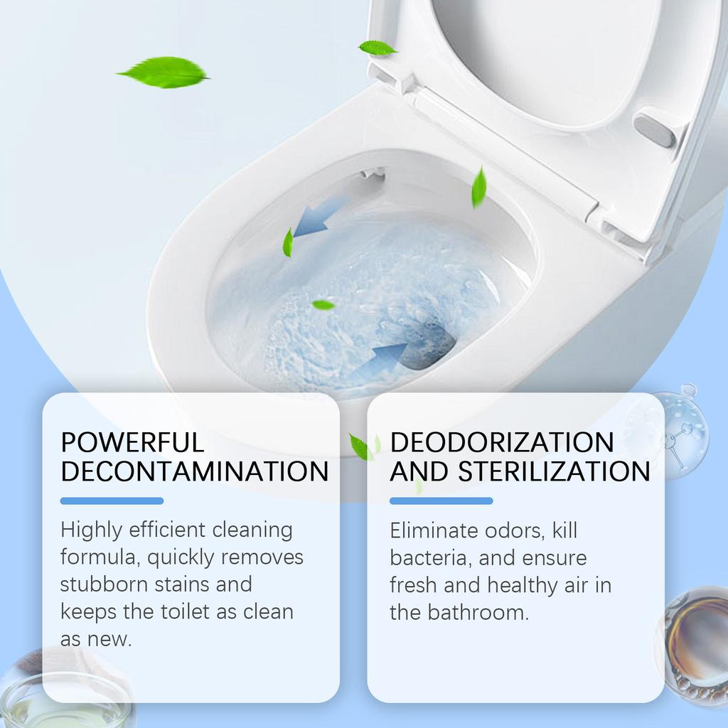Toilet Toilet Cleaning Powerful Decontamination Efficient Sterilization, Descaling And Deodorize Toilet Cleaner Effervescent Tablets