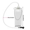 Transparent Brake Fluid Reservoir 1L Brake Bleeder Bottle with 60cm Hose & Universal Rubber Adapter Manual Brake Bleeder Device