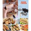 Direct-fire hot sandwich maker with crimped crust for toasting the crust, removable top and bottom halves, non-stick, perfect for hot sandwiches, outd